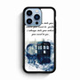 tardis doctor who smoke quotes iPhone 13 Pro Max Case