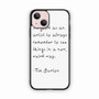 Tim Burtons Quotes iPhone 13 Case