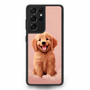 Cute puppy pink Samsung Galaxy S21 Ultra Case