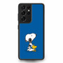 Snoopy in Blue Samsung Galaxy S21 Ultra Case