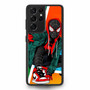 Spiderman Miles Morales Art Style Samsung Galaxy S21 Ultra Case