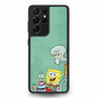 Spongebob Mr Krab Squidward and Plankton Samsung Galaxy S21 Ultra Case