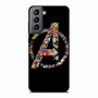 Avenger Logo with comics Pattern Samsung Galaxy S21 Case