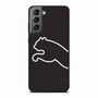 black puma half logo Samsung Galaxy S21 Case