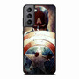 Captain America Shield YD Samsung Galaxy S21 Case