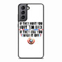 Captain America's Quote Samsung Galaxy S21 Case