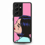 Crying Girl Pink Samsung Galaxy S21Ultra Case