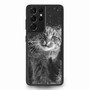 Cute Cat Vintage Samsung Galaxy S21Ultra Case