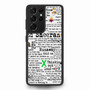 Ed Sheeran Quotes 2 Samsung Galaxy S21Ultra Case