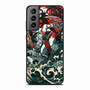 God of War Kratos Vs Poseidon art Samsung Galaxy S21 Case