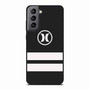 Hurley White Strip Samsung Galaxy S21 Case