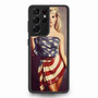 Kesha With American Flag Samsung Galaxy S21Ultra Case