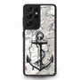nautica map and anchor Samsung Galaxy S21Ultra Case