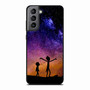 rick and morty space nebula Samsung Galaxy S21 Case