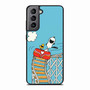 Snoopy rollercoaster Samsung Galaxy S21 Case