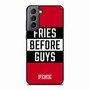 Victoria's Secret Pink Fries Before Guys Samsung Galaxy S21 Case