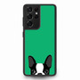Watching Boston Terrier 2 Samsung Galaxy S21Ultra Case