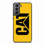 yellow caterpillar logo Samsung Galaxy S21 Case