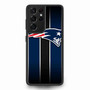 New England Patriots In Two Line Samsung Galaxy S21 Ultra Case