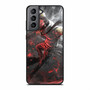 Denji Devil Mode in Rain Samsung Galaxy S21 Case