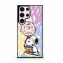 Charlie And Snoopy Hugging Samsung Galaxy S23 Ultra Case