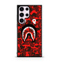 Bape camo red Samsung Galaxy S23 Ultra Case