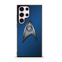 Star Trek Logo Blue Metal Samsung Galaxy S23 Ultra Case