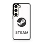 Steam Logo White Samsung Galaxy S23 Case