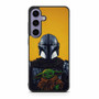 The Mandalorian Boba Fett and Baby Yoda Art Samsung Galaxy S24 Case The Mandalorian Boba Fett and Baby Yoda Art Samsung Galaxy S24 Case