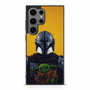 The Mandalorian Boba Fett and Baby Yoda Art Samsung Galaxy S24 Ultra Case The Mandalorian Boba Fett and Baby Yoda Art Samsung Galaxy S24 Ultra Case