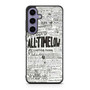 All Time Low Lyrics Samsung Galaxy S24 Case