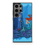 Ariel Mermaid Tardis Samsung Galaxy S24 Ultra Case
