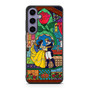 belle and beast prince stained glass Samsung Galaxy S24 Case