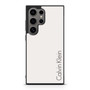 Calvin Klein White Bone Samsung Galaxy S24 Ultra Case