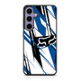 fox custom blue logo Samsung Galaxy S24 Case