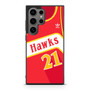 hawks basketball jersey Samsung Galaxy S24 Ultra Case