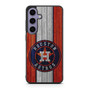 Huston Astros In Wood Art Samsung Galaxy S24 Case