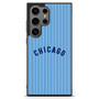 Chicago cubs jersey pattern Samsung Galaxy S25 Ultra Case
