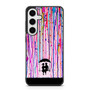 Couple in Rainbow Paint Art Samsung Galaxy S25+ Case