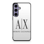 Armani exchange white Samsung Galaxy S25 Series Case