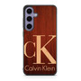 calvin klein wood Samsung Galaxy S25 Series Case