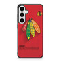 chicago blackhawks logo poster Samsung Galaxy S25+ Case