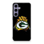 Green Bay Packer On Gloves Samsung Galaxy S25 Series Case