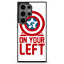 On your left captain america Samsung Galaxy S25 Ultra Case