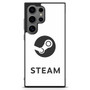 Steam Logo White Samsung Galaxy S25 Ultra Case Steam Logo White Samsung Galaxy S25 Ultra Case