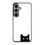 Watching black cat Samsung Galaxy S25 Series Case