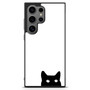 Watching black cat Samsung Galaxy S25 Ultra Case