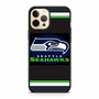 Seattle seahawks logo green strip iPhone 12 Pro Case