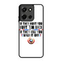Captain America's Quote Motorola moto g 2025 Case