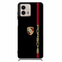Porsche black car Motorola Moto G Stylus Case